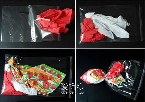 怎么用塑料袋做小鱼挂饰的手工制作方法- www.aizhezhi.com