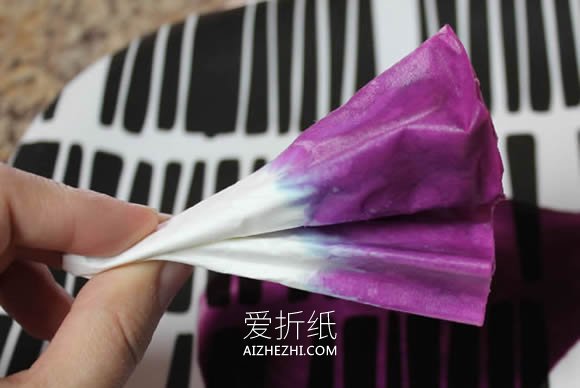 怎么用咖啡过滤纸做情人节花束或装饰纸花- www.aizhezhi.com