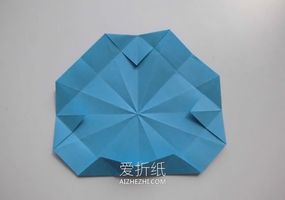 怎么简单折纸双色圣诞树的折法步骤图解- www.aizhezhi.com