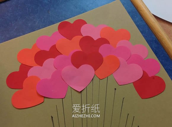 怎么做创意情人节爱心贺卡的制作方法图解- www.aizhezhi.com