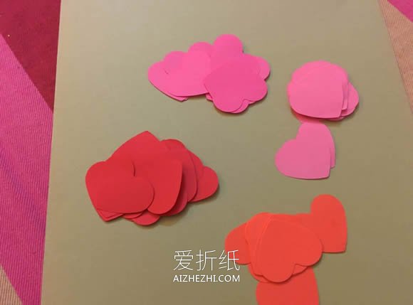 怎么做创意情人节爱心贺卡的制作方法图解- www.aizhezhi.com