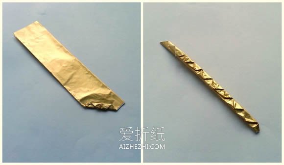 怎么用锡箔纸做叶子吊坠项链的制作方法- www.aizhezhi.com