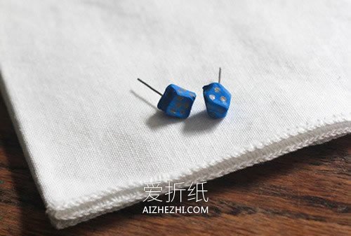 怎么做糖果风软陶耳钉的制作方法教程- www.aizhezhi.com