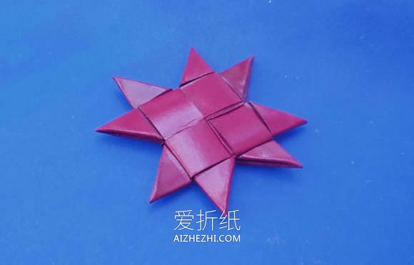 怎么折纸平面和立体星星的折叠步骤图解- www.aizhezhi.com