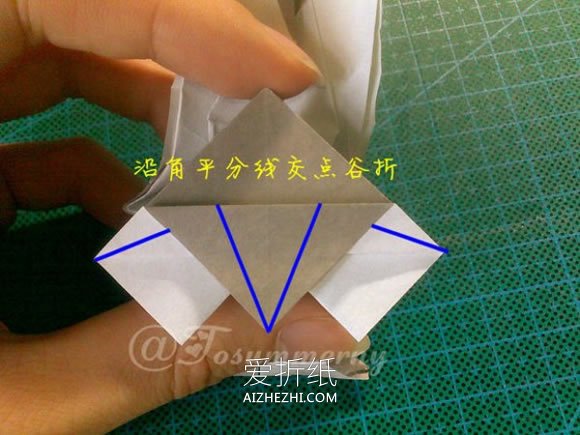 怎么折纸复杂兔八哥的折法详细图解教程- www.aizhezhi.com