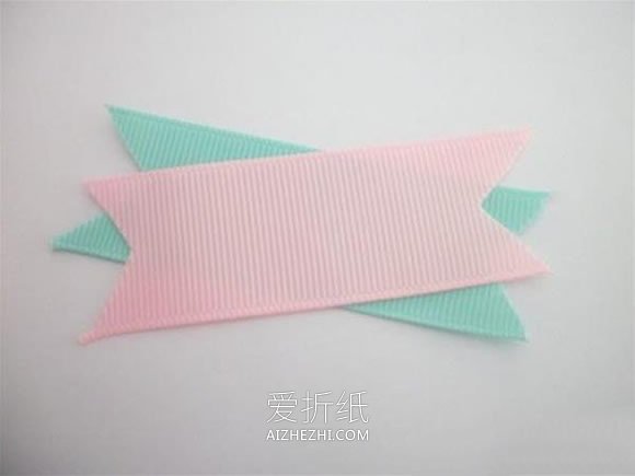 怎么做双色公主风蝴蝶结发饰的制作方法- www.aizhezhi.com