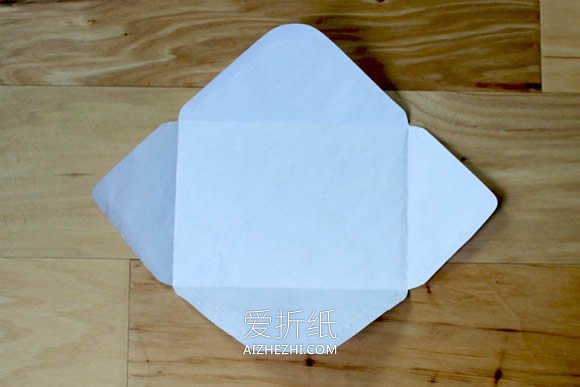 怎么用旧杂志日历做信封的折纸方法图解- www.aizhezhi.com