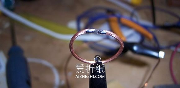 怎么用螺丝螺母做创意情侣对戒的制作方法- www.aizhezhi.com