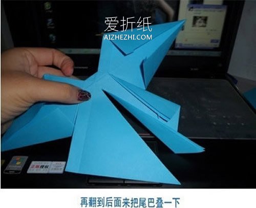 怎么手工折纸蝴蝶结的详细图解教程- www.aizhezhi.com