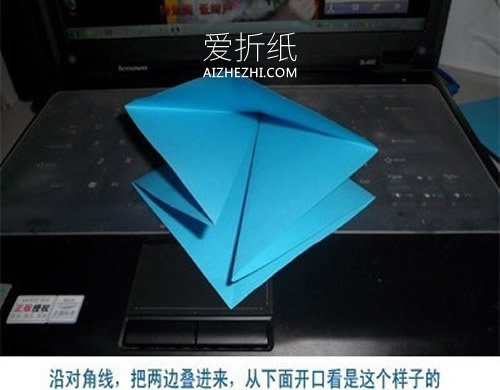 怎么手工折纸蝴蝶结的详细图解教程- www.aizhezhi.com