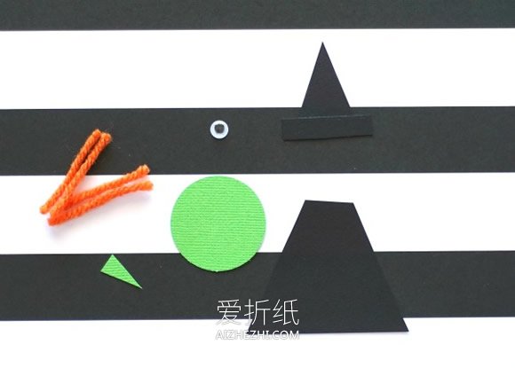 怎么做可以飞的万圣节女巫玩具制作方法- www.aizhezhi.com