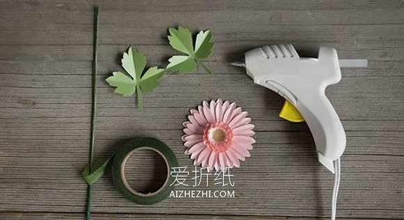 怎么简单做非洲菊的手工制作教程- www.aizhezhi.com