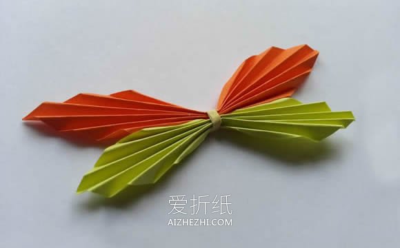 最简单纸蝴蝶怎么折叠的方法步骤图解- www.aizhezhi.com