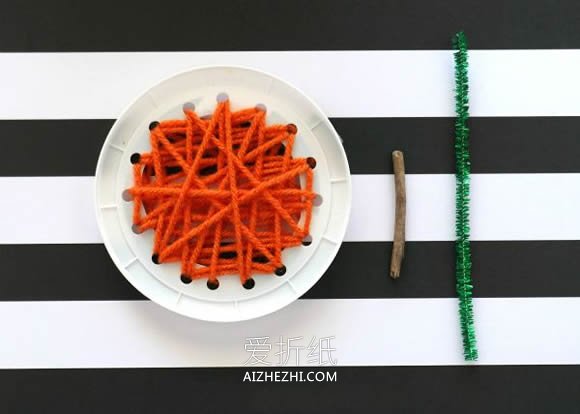 怎么用酸奶瓶塑料盖做南瓜挂饰的制作方法- www.aizhezhi.com