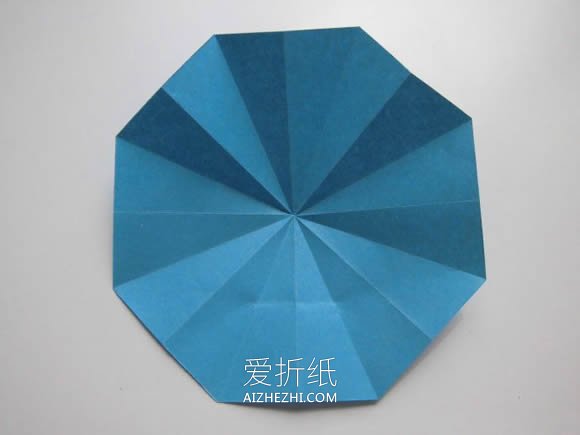 手工折纸华丽圣诞树怎么折的过程步骤- www.aizhezhi.com