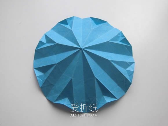 手工折纸华丽圣诞树怎么折的过程步骤- www.aizhezhi.com