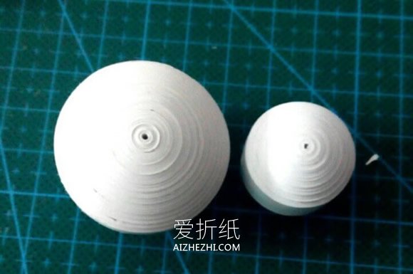 怎么做冬天衍纸雪人的手工制作方法图解- www.aizhezhi.com