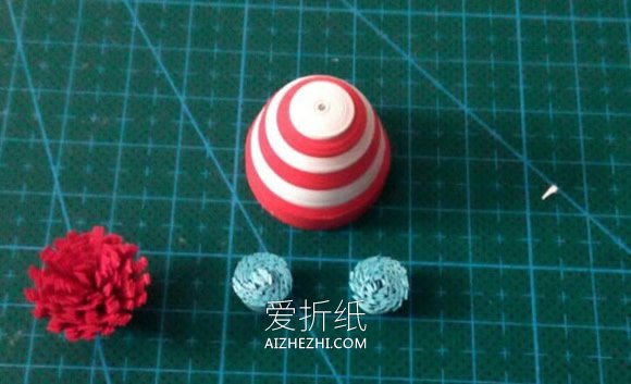 怎么做冬天衍纸雪人的手工制作方法图解- www.aizhezhi.com