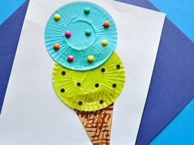 幼儿园怎么做冰激凌贴画的制作方法教程