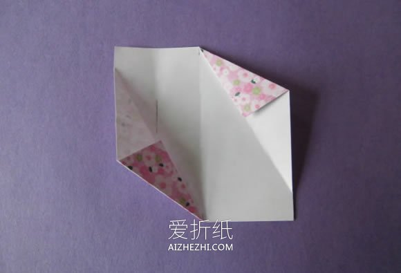 怎么折纸双色纸球的折法步骤图解- www.aizhezhi.com