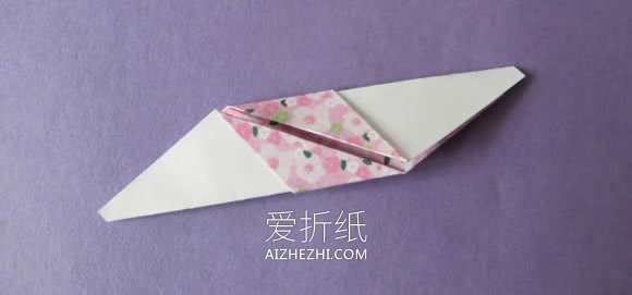 怎么折纸双色纸球的折法步骤图解- www.aizhezhi.com