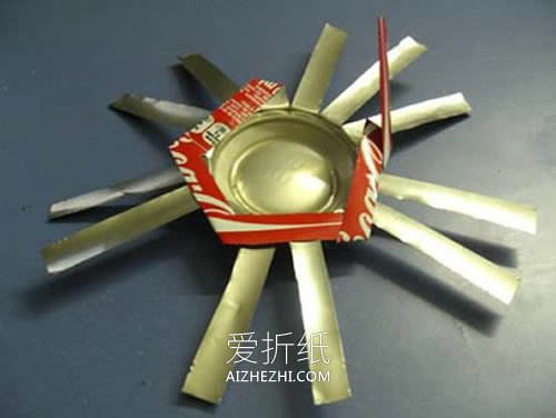 怎么做易拉罐烟灰缸的制作方法教程- www.aizhezhi.com