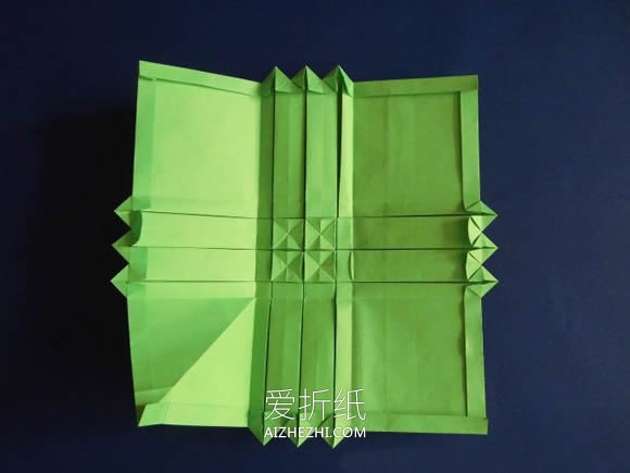 怎么折纸栅栏花盒的折法详细图解步骤- www.aizhezhi.com