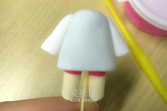 怎么做超轻粘土干物妹小埋女孩人偶制作图解- www.aizhezhi.com