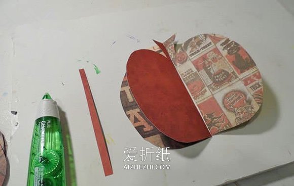 怎么用旧杂志挂历做感恩节南瓜的手工教程- www.aizhezhi.com