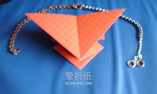 怎么折纸带翅膀心的折叠方法步骤图- www.aizhezhi.com