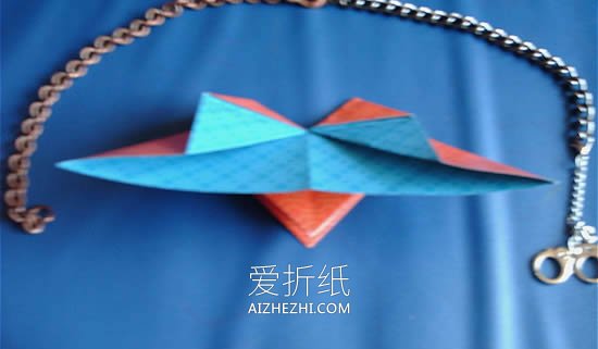 怎么折纸带翅膀心的折叠方法步骤图- www.aizhezhi.com