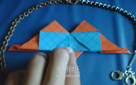 怎么折纸带翅膀心的折叠方法步骤图- www.aizhezhi.com