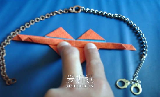 怎么折纸带翅膀心的折叠方法步骤图- www.aizhezhi.com