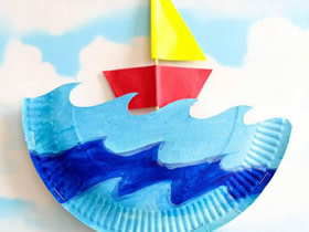 怎么做大海上航行的帆船玩具手工制作教程