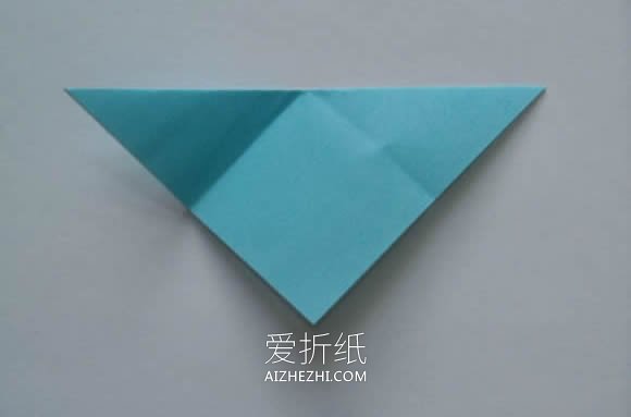 怎么折纸模块化三角形收纳盒的折法图解- www.aizhezhi.com