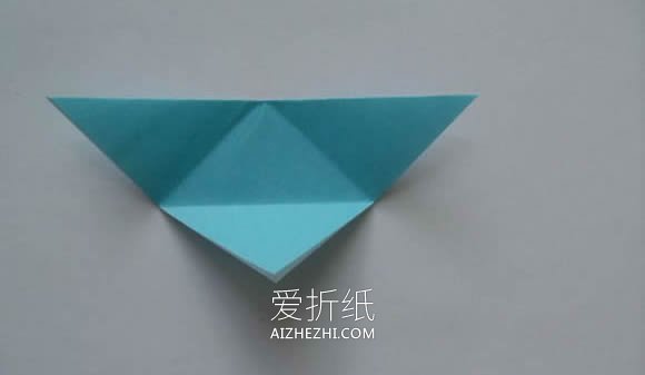 怎么折纸模块化三角形收纳盒的折法图解- www.aizhezhi.com