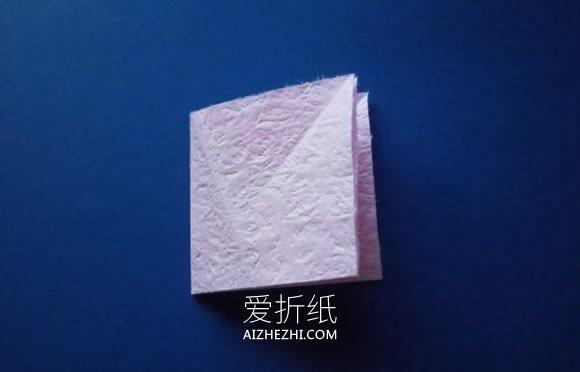 怎么用手揉纸折风信子的折法步骤图解- www.aizhezhi.com