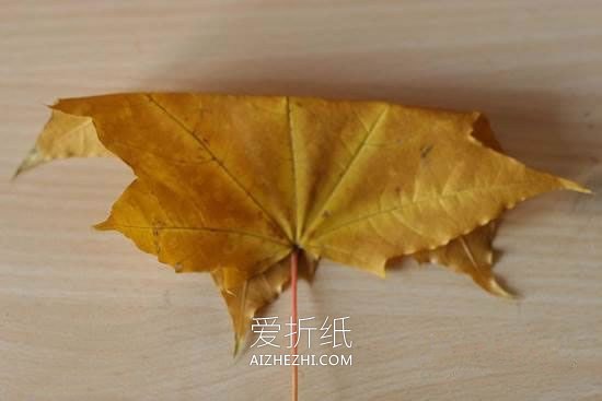 怎么做树叶玫瑰花的简单手工制作教程- www.aizhezhi.com