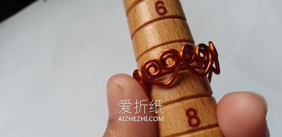 怎么做情人节礼物心链戒指的制作方法图解- www.aizhezhi.com
