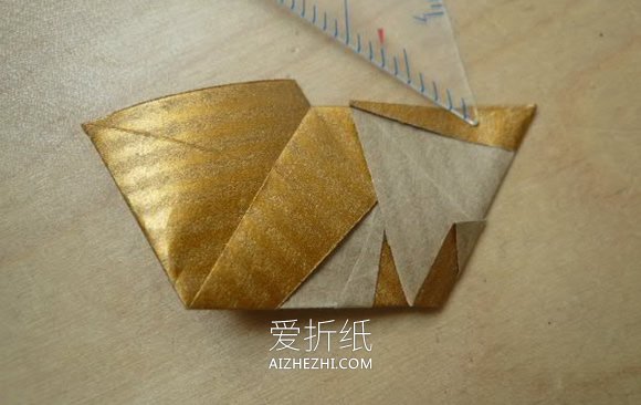 立体纸花球怎么折叠的方法图解过程- www.aizhezhi.com