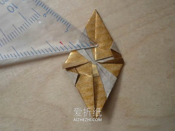 立体纸花球怎么折叠的方法图解过程- www.aizhezhi.com