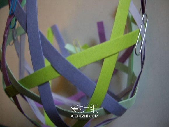 怎么做纸球的折法步骤图解- www.aizhezhi.com