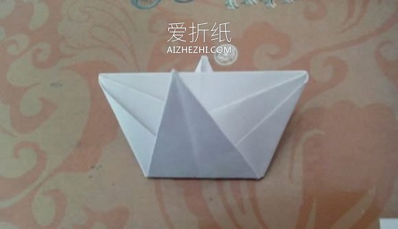 手工简单纸元宝怎么折叠的步骤图解- www.aizhezhi.com