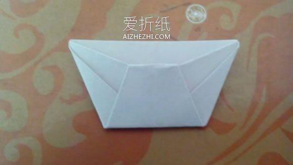 手工简单纸元宝怎么折叠的步骤图解- www.aizhezhi.com