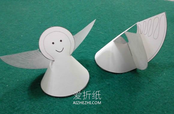 怎么做最简单圣诞节小天使的手工制作教程- www.aizhezhi.com
