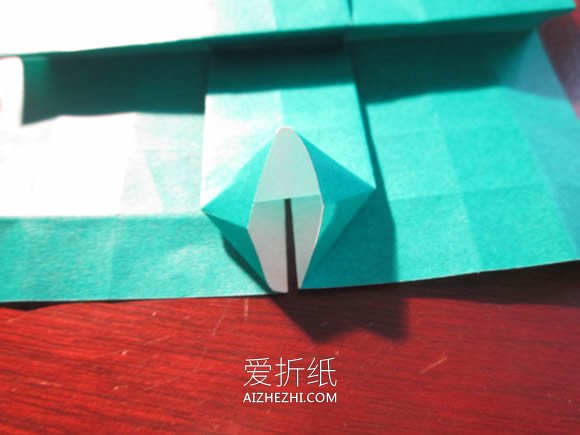 怎么折纸中国花瓶的折法详细步骤图解- www.aizhezhi.com