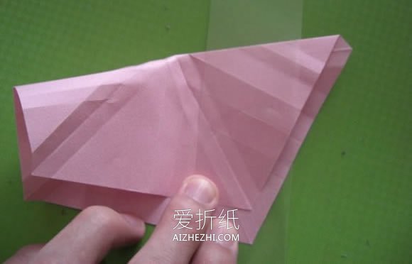 怎么折纸福山玫瑰花的折法详细过程图解- www.aizhezhi.com