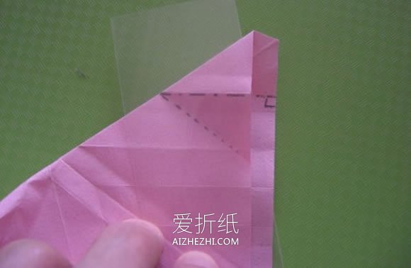 怎么折纸福山玫瑰花的折法详细过程图解- www.aizhezhi.com