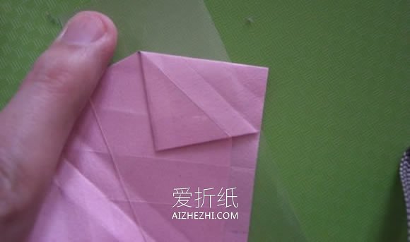 怎么折纸福山玫瑰花的折法详细过程图解- www.aizhezhi.com