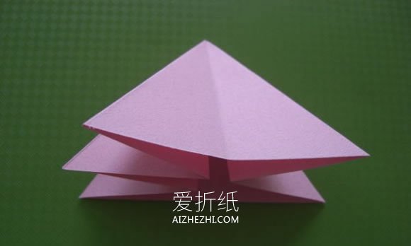 怎么折纸福山玫瑰花的折法详细过程图解- www.aizhezhi.com